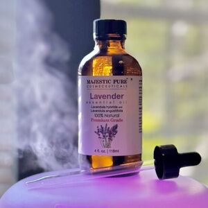 Majestic Pure Lavender Essential Oil (4 oz) – Premium Aromatherapy Blend